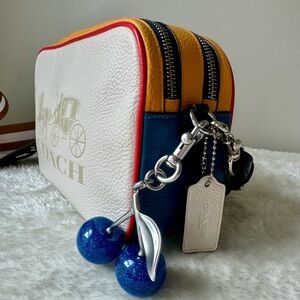 Coach Jes Crossbody bag in Colorblock with cherry charm